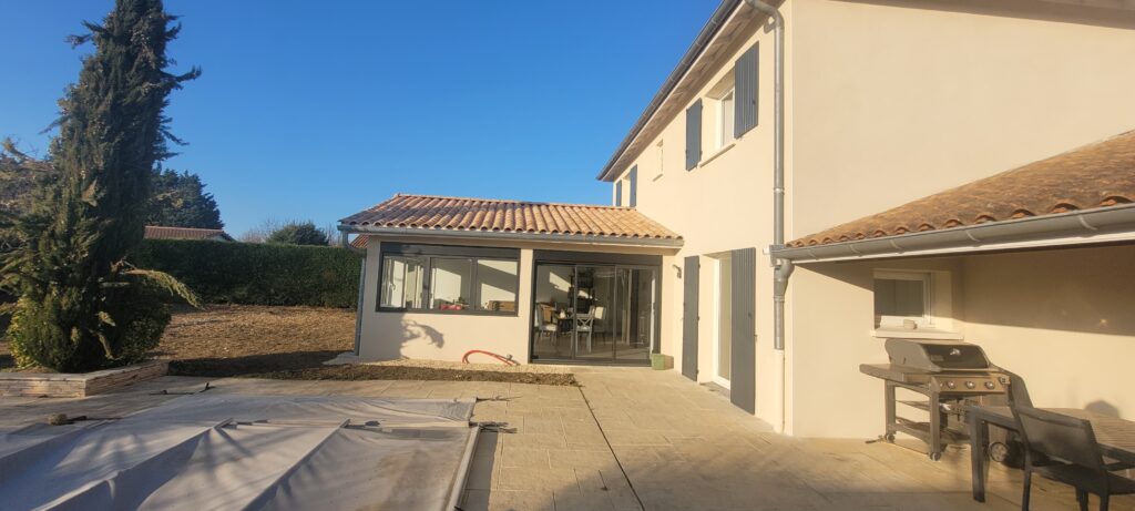 Extension vue de côté